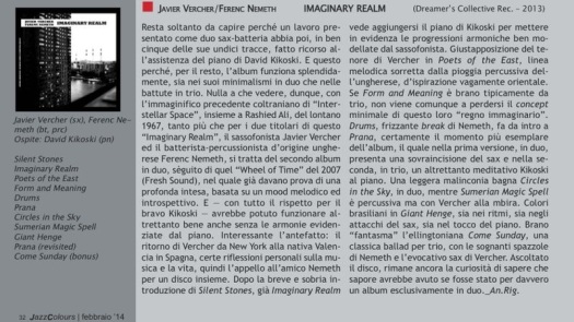 IMAGINARY REALM REVIEW_JAZZCOLORS_Feb2014